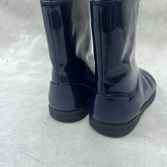 AOI sz 27 Age of Innocence navy blue glossy PU winter boots - Picture 5 of 14